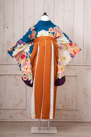 KR-025/コバルトブルー　卒業袴