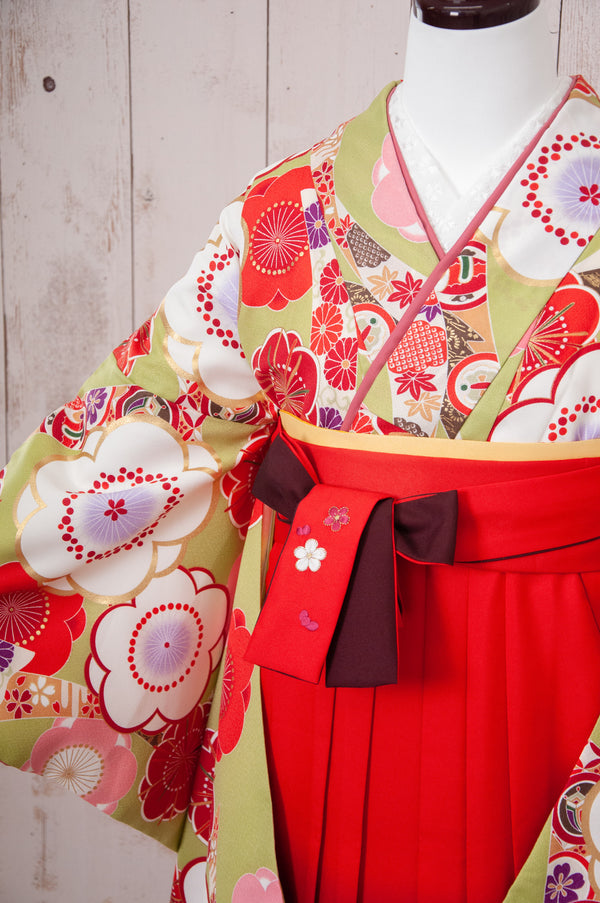 KR-087/若草梅のし　卒業袴