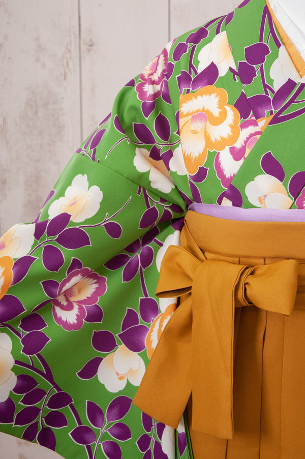 KR-088/ナイトグリーン　卒業袴