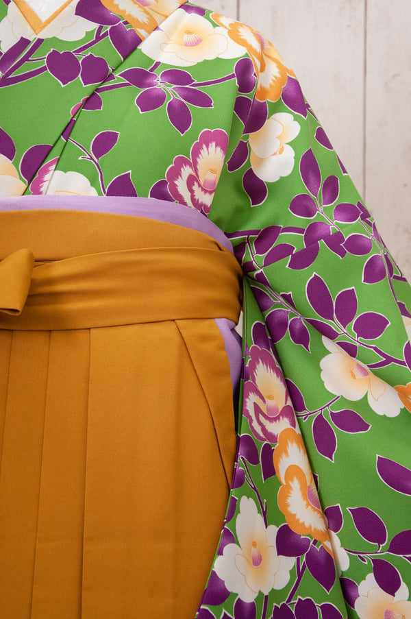 KR-088/ナイトグリーン　卒業袴