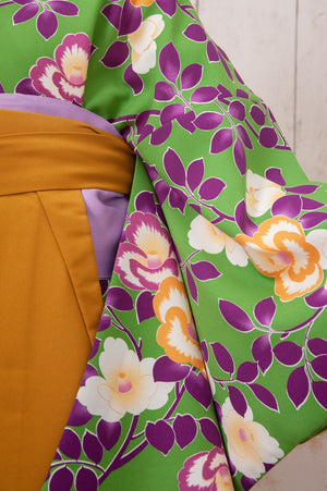 KR-088/ナイトグリーン　卒業袴