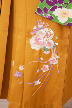 KR-088/ナイトグリーン　卒業袴