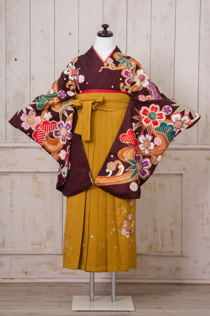 KR-091/anan 古典ブラウン　卒業袴　仙台　宮城