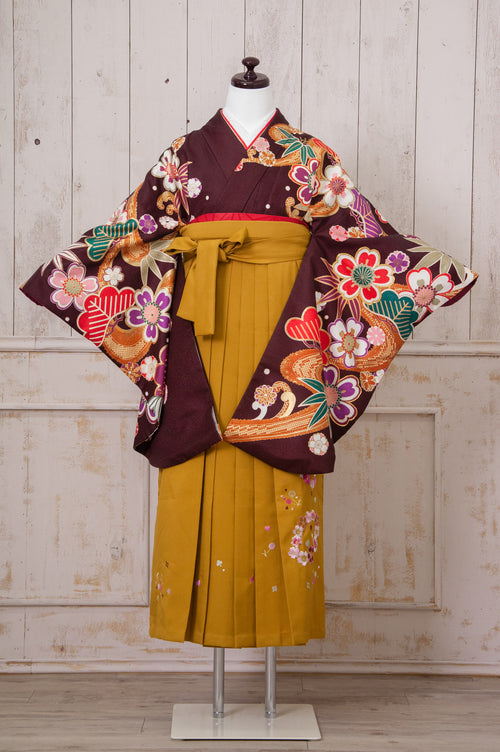 KR-091/anan 古典ブラウン　卒業袴　仙台　宮城