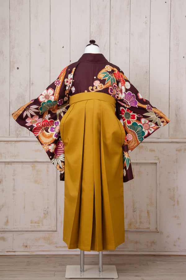 KR-091/anan 古典ブラウン　卒業袴