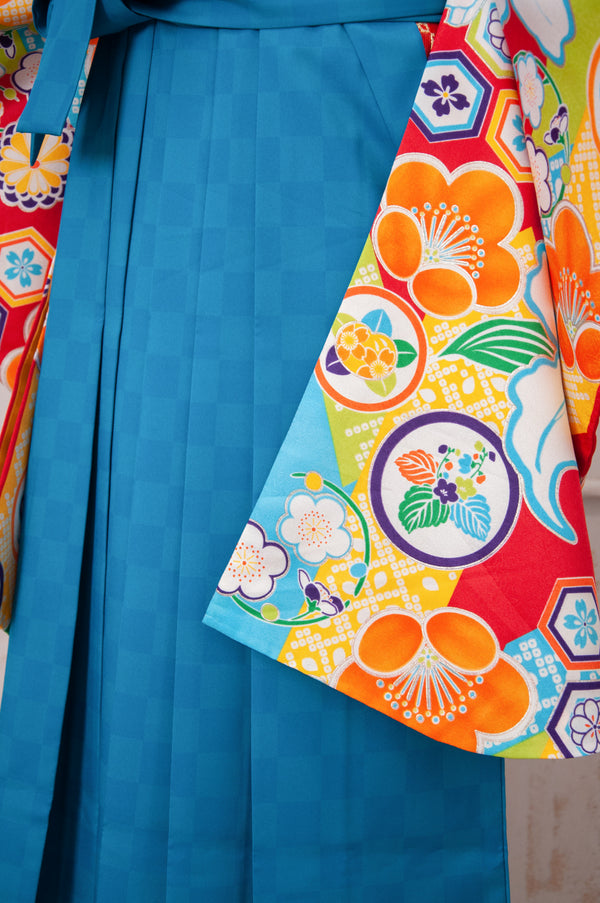 KR-093/赤百合に梅　卒業袴