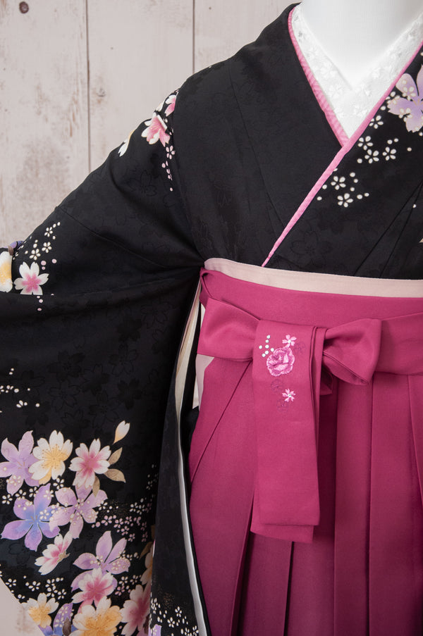 KR-094/黒桜　卒業袴