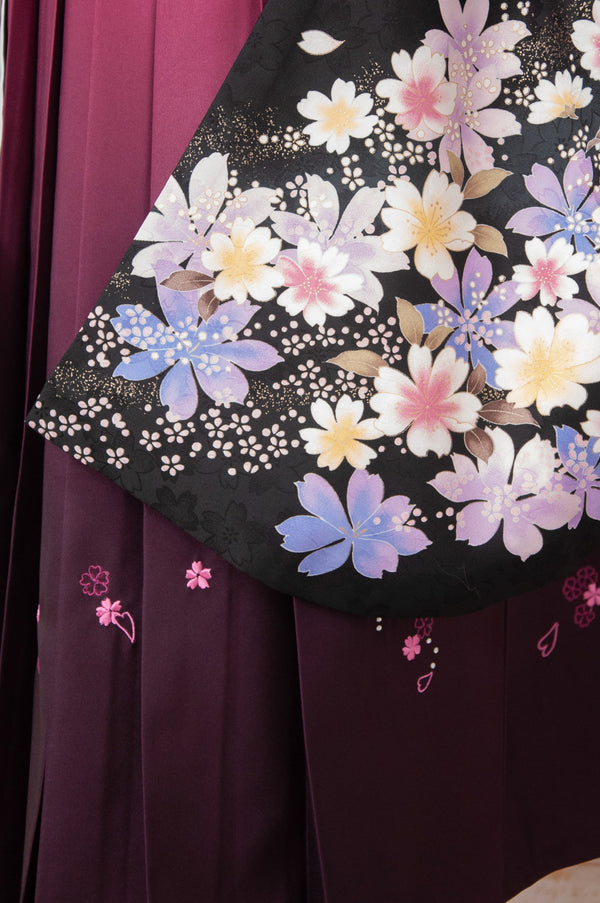 KR-094/黒桜　卒業袴