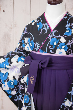 KR-095/黒蘭　卒業袴