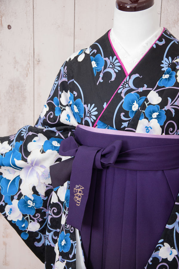 KR-095/黒蘭　卒業袴