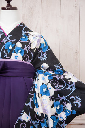 KR-095/黒蘭　卒業袴