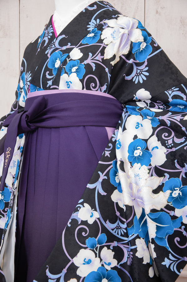 KR-095/黒蘭　卒業袴