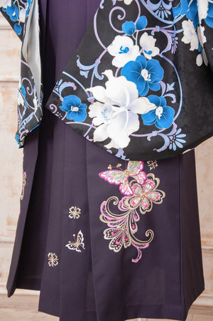 KR-095/黒蘭　卒業袴