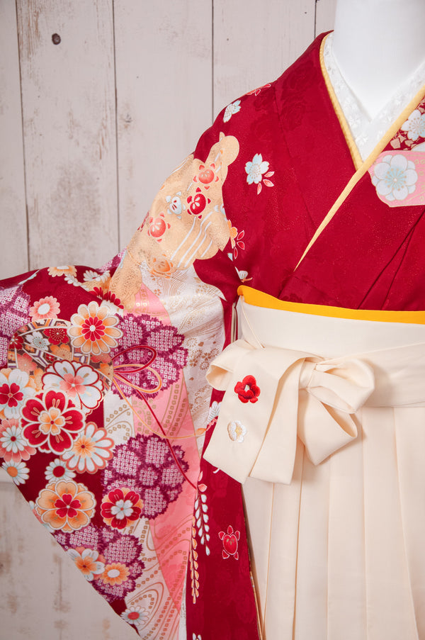 KR-099/PATiPATi 赤手まり　卒業袴