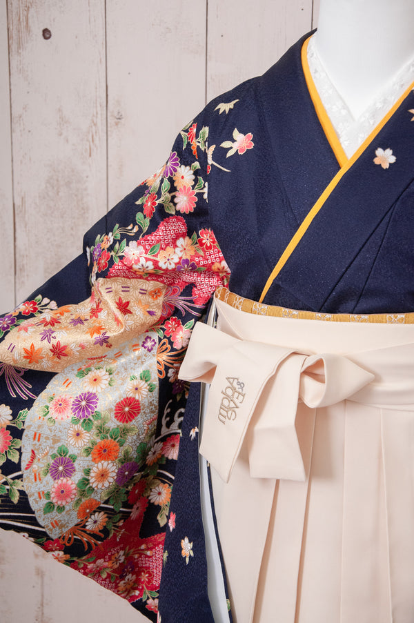 KR-102/紺扇　卒業袴