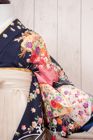 KR-102/紺扇　卒業袴