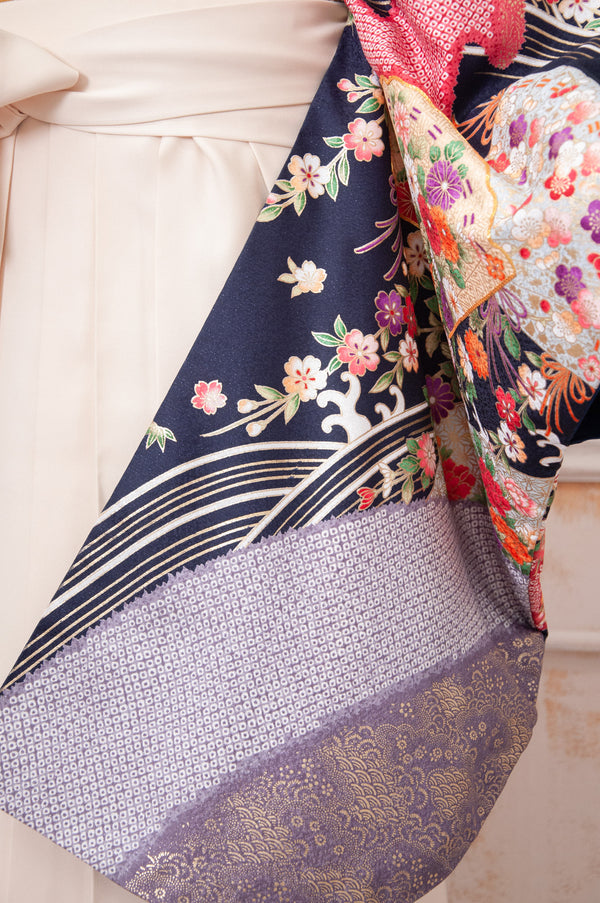 KR-102/紺扇　卒業袴