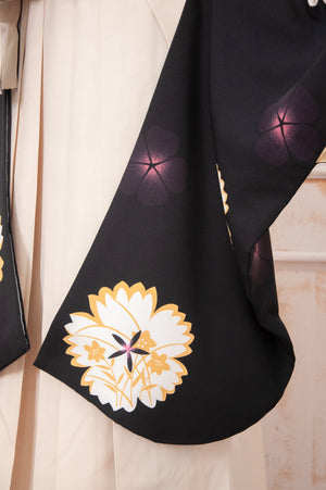 KR-103/黒金茶桜　卒業袴