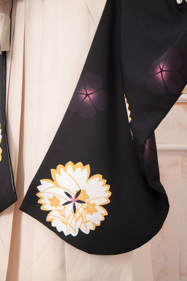 KR-103/黒金茶桜　卒業袴