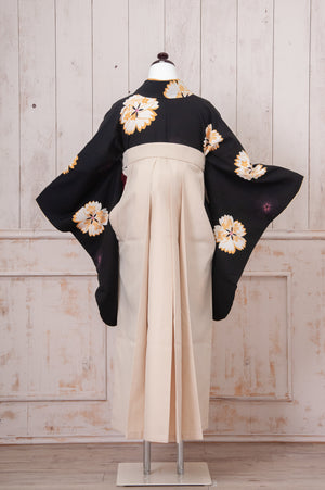 KR-103/黒金茶桜　卒業袴