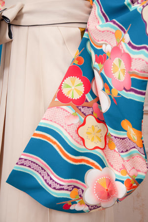 KR-105/ブルー波海　卒業袴