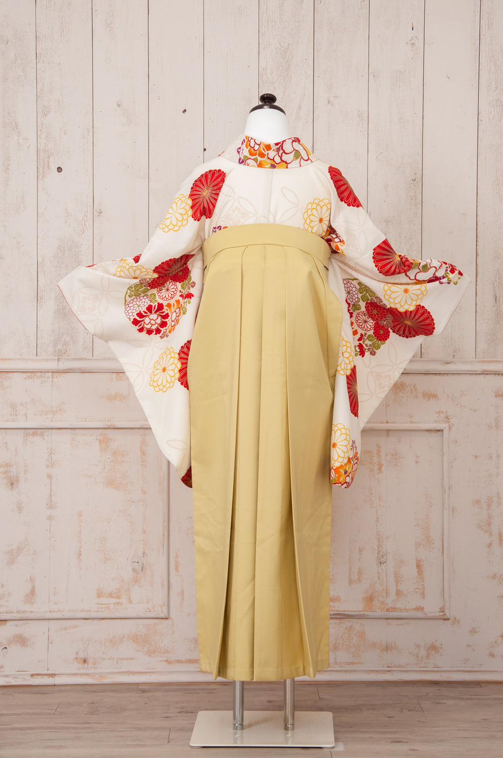 KR-003/KANSAIオフホワイト　卒業袴　仙台　宮城