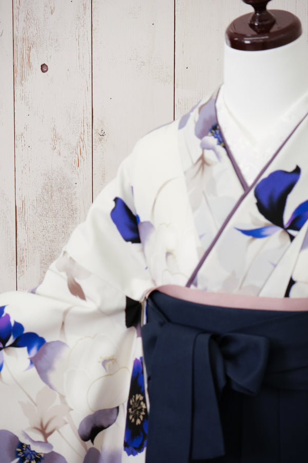 KR-006/JAPAN STYLE×中村里砂　椿アネモネ　卒業袴