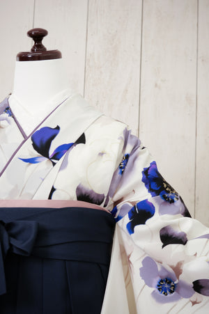 KR-006/JAPAN STYLE×中村里砂　椿アネモネ　卒業袴