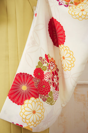 KR-003/KANSAIオフホワイト　卒業袴