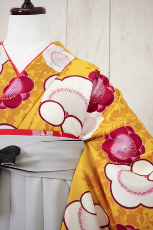 KR-046/KANASAI マスタード　卒業袴