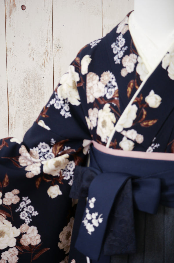 KR-013/Heather　ピオニーネイビー　卒業袴