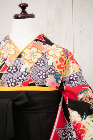 KR-047/アダムイヴ 赤黒　卒業袴