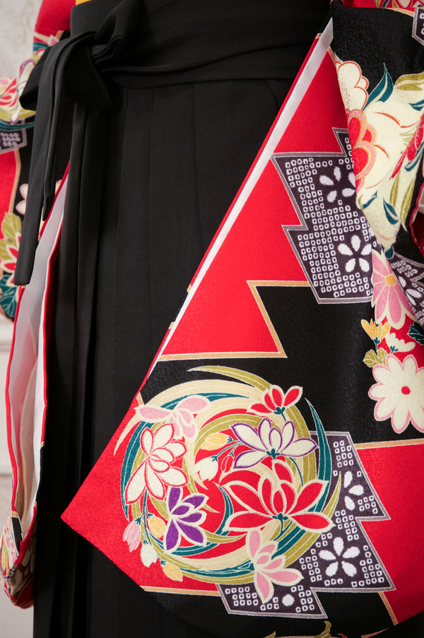 KR-047/アダムイヴ 赤黒　卒業袴