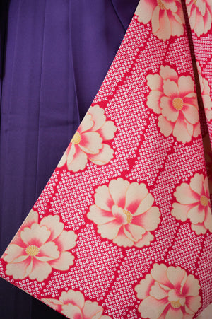 KR-051/赤地鹿の子　卒業袴