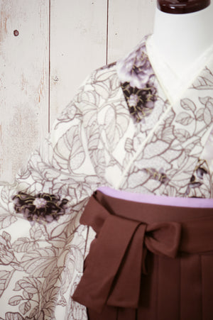 KR-015/玉城ティナ×紅一点　ステンドグラス　卒業袴