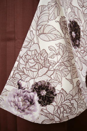 KR-015/玉城ティナ×紅一点　ステンドグラス　卒業袴