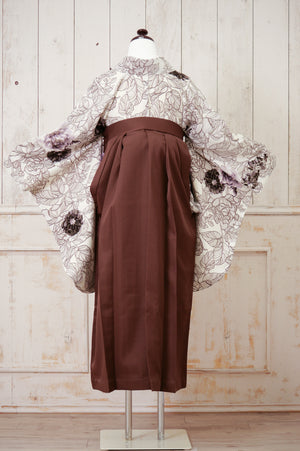 KR-015/玉城ティナ×紅一点　ステンドグラス　卒業袴