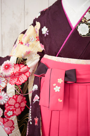 KR-036/PATiPATi ダークパープル　卒業袴