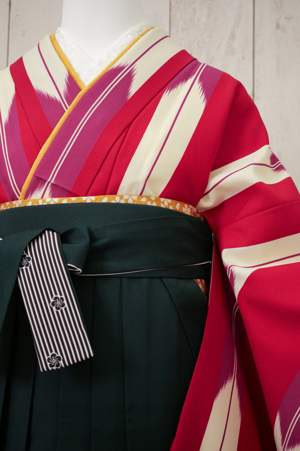 KR-112/矢羽根エンジ　卒業袴