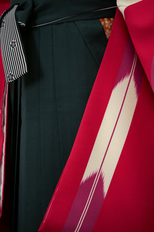 KR-112/矢羽根エンジ　卒業袴