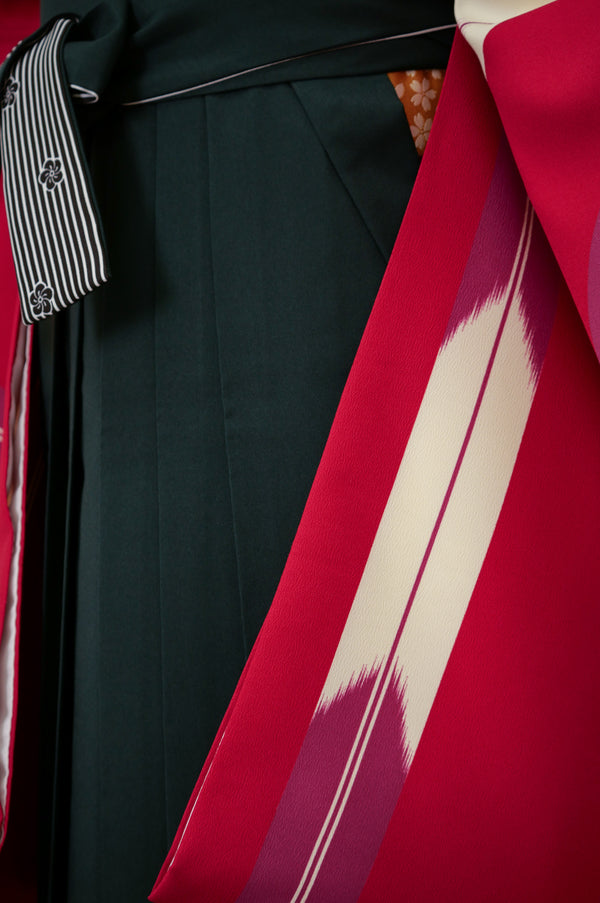 KR-112/矢羽根エンジ　卒業袴