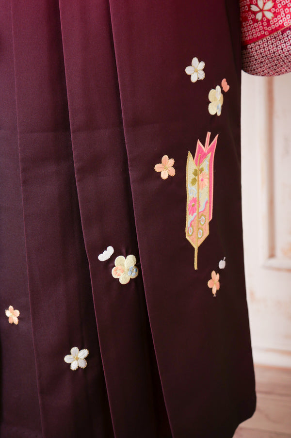 KR-036/PATiPATi ダークパープル　卒業袴