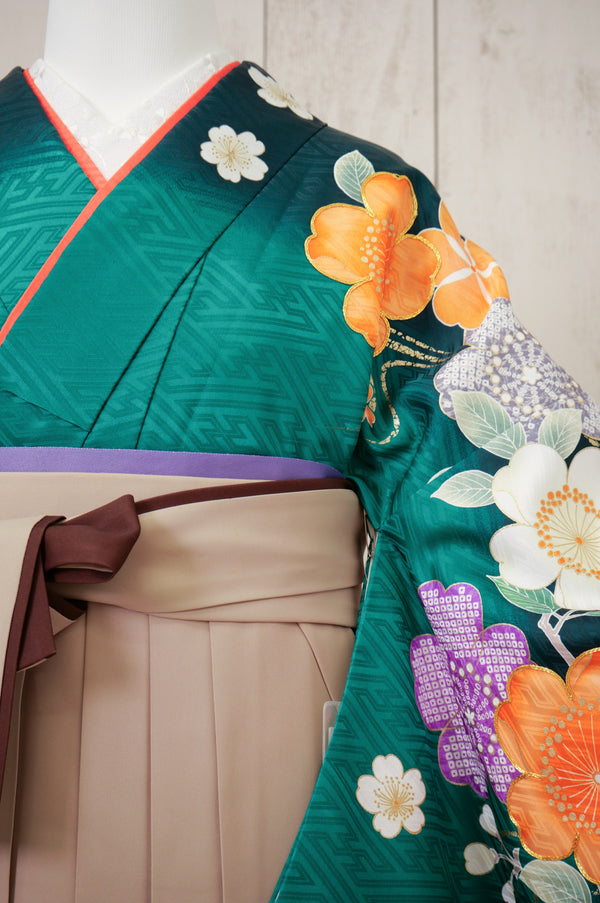 KR-116/anan グリーン　卒業袴