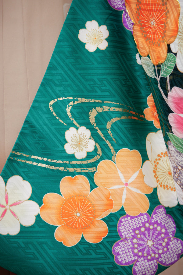 KR-116/anan グリーン　卒業袴