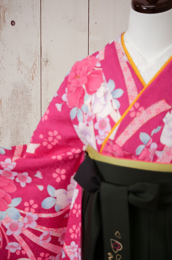 KR-118/ラズベリーピンク　卒業袴