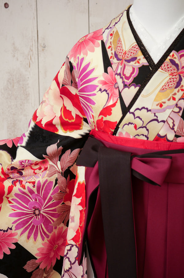 KR-120/アダムイヴ 蝶手まり　卒業袴