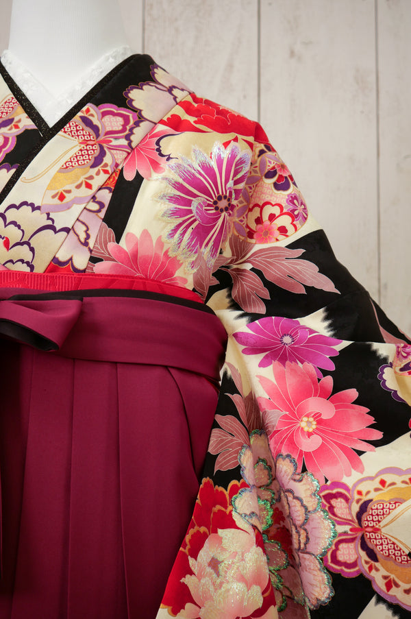 KR-120/アダムイヴ 蝶手まり　卒業袴