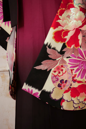 KR-120/アダムイヴ 蝶手まり　卒業袴