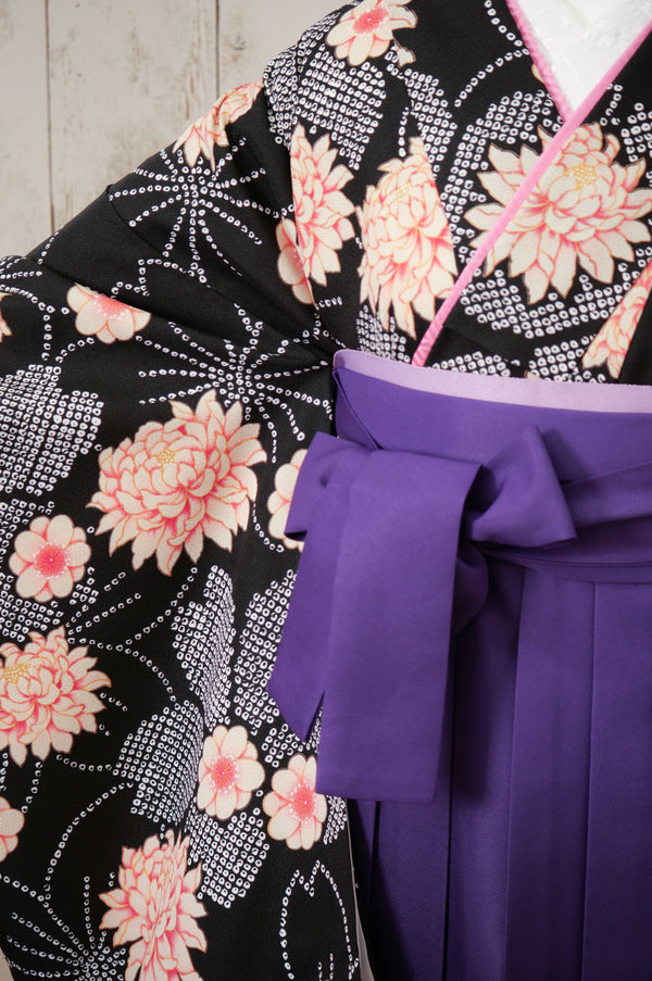 KR-038/黒しぼり　卒業袴