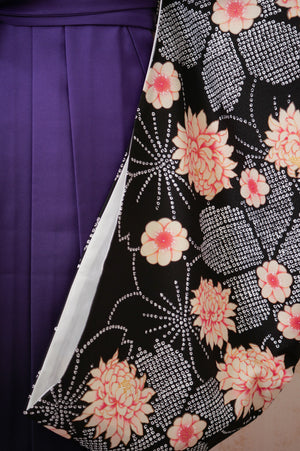 KR-038/黒しぼり　卒業袴